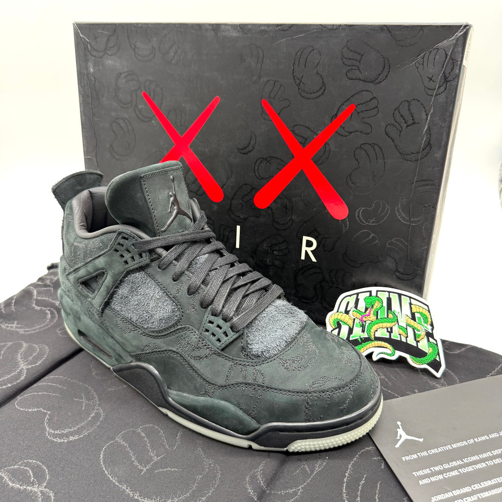 AIR JORDAN 4 RETRO KAWS BLACK 2017