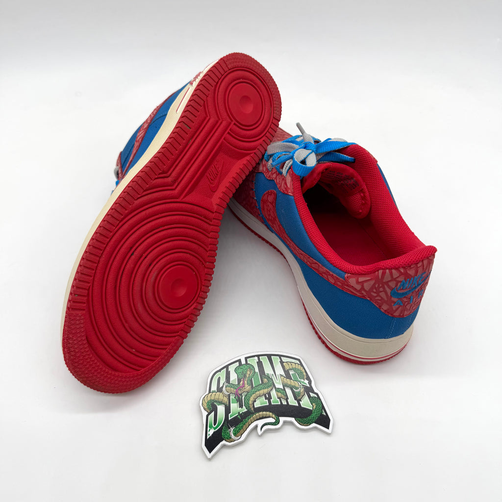 NIKE AIR FORCE 1 PHOTO BLUE HYPER RED 2013