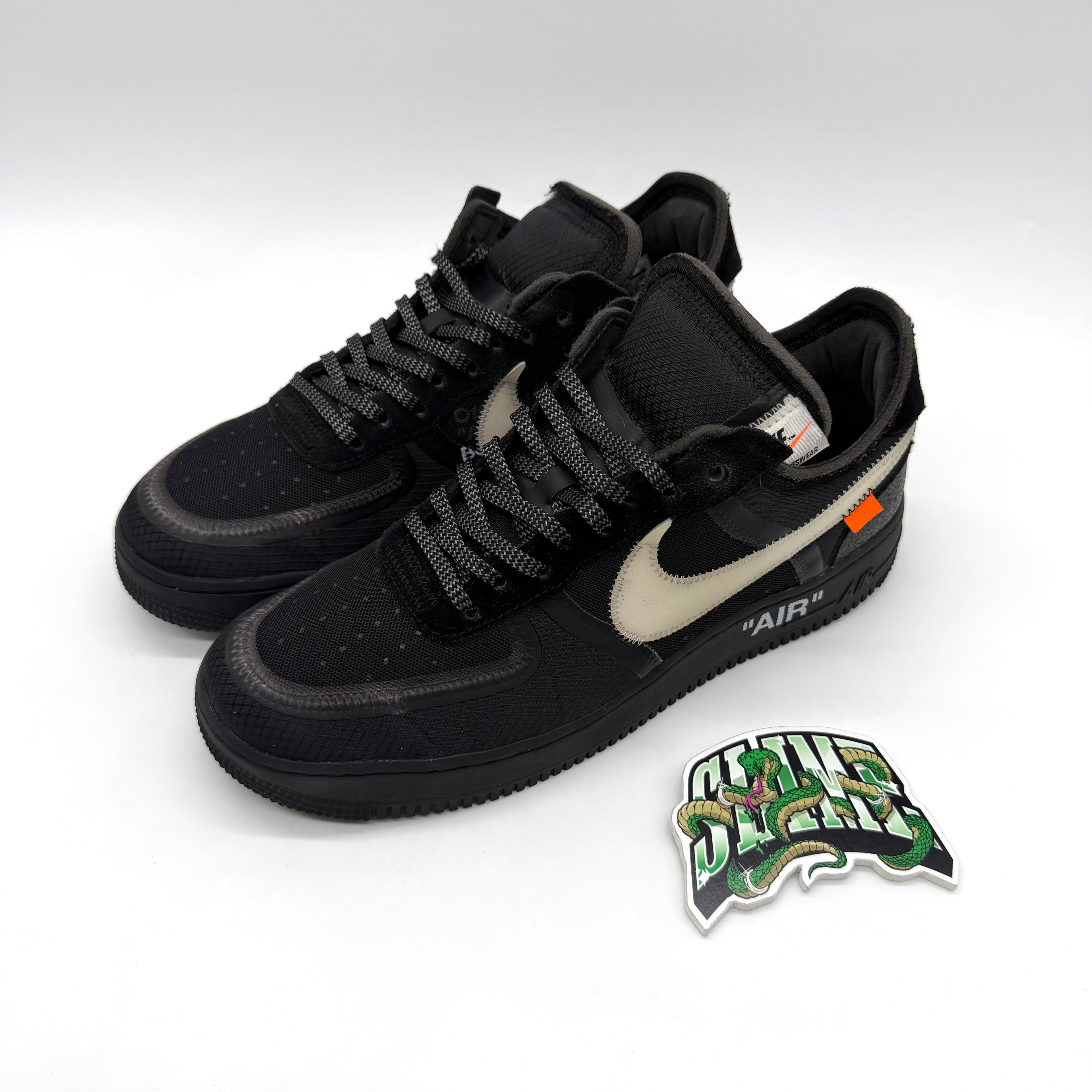 NIKE AIR FORCE 1 LOW X OFF-WHITE BLACK MESH 2018