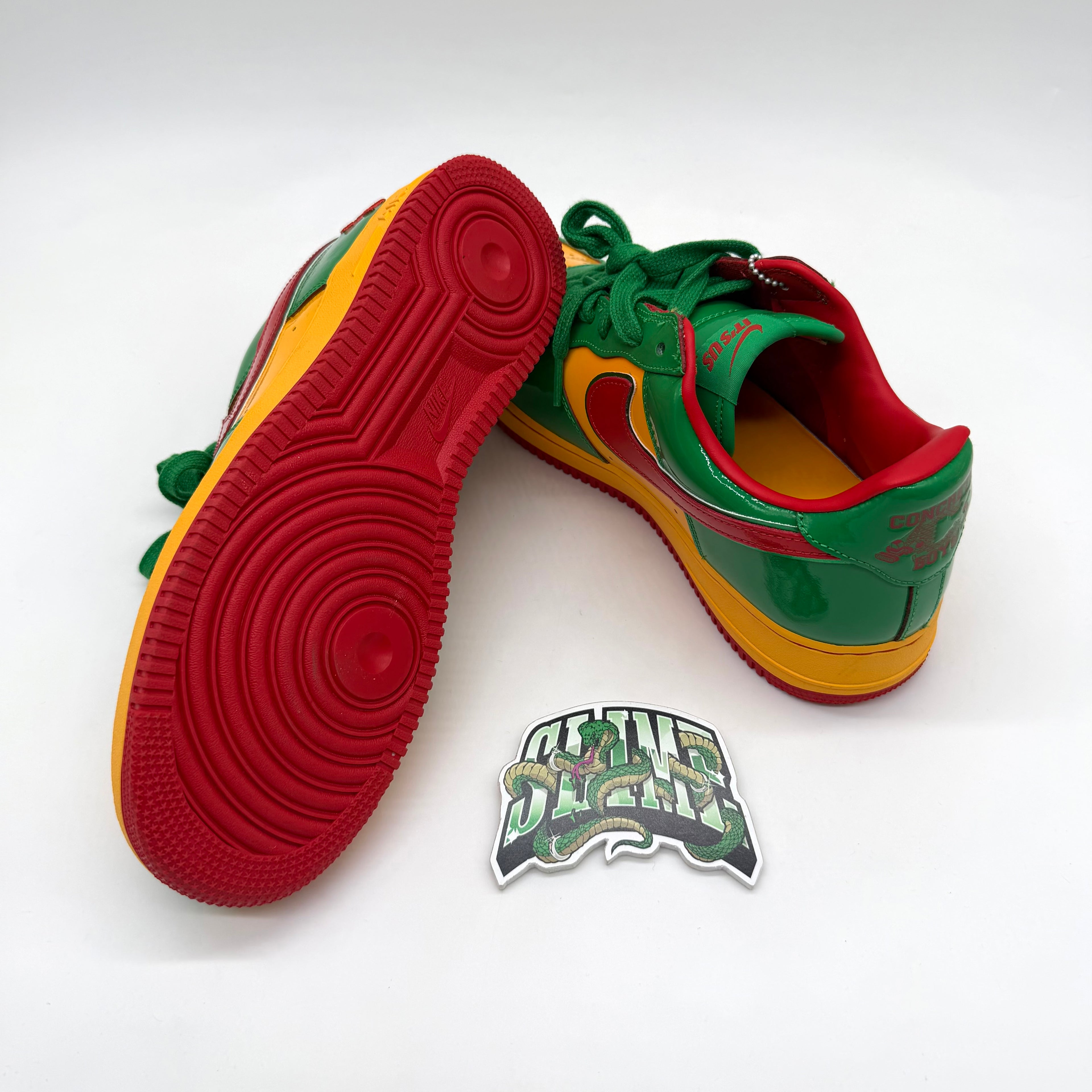 NIKE AIR FORCE 1 X CONCRETE BOYS LUCKY GREEN 2024