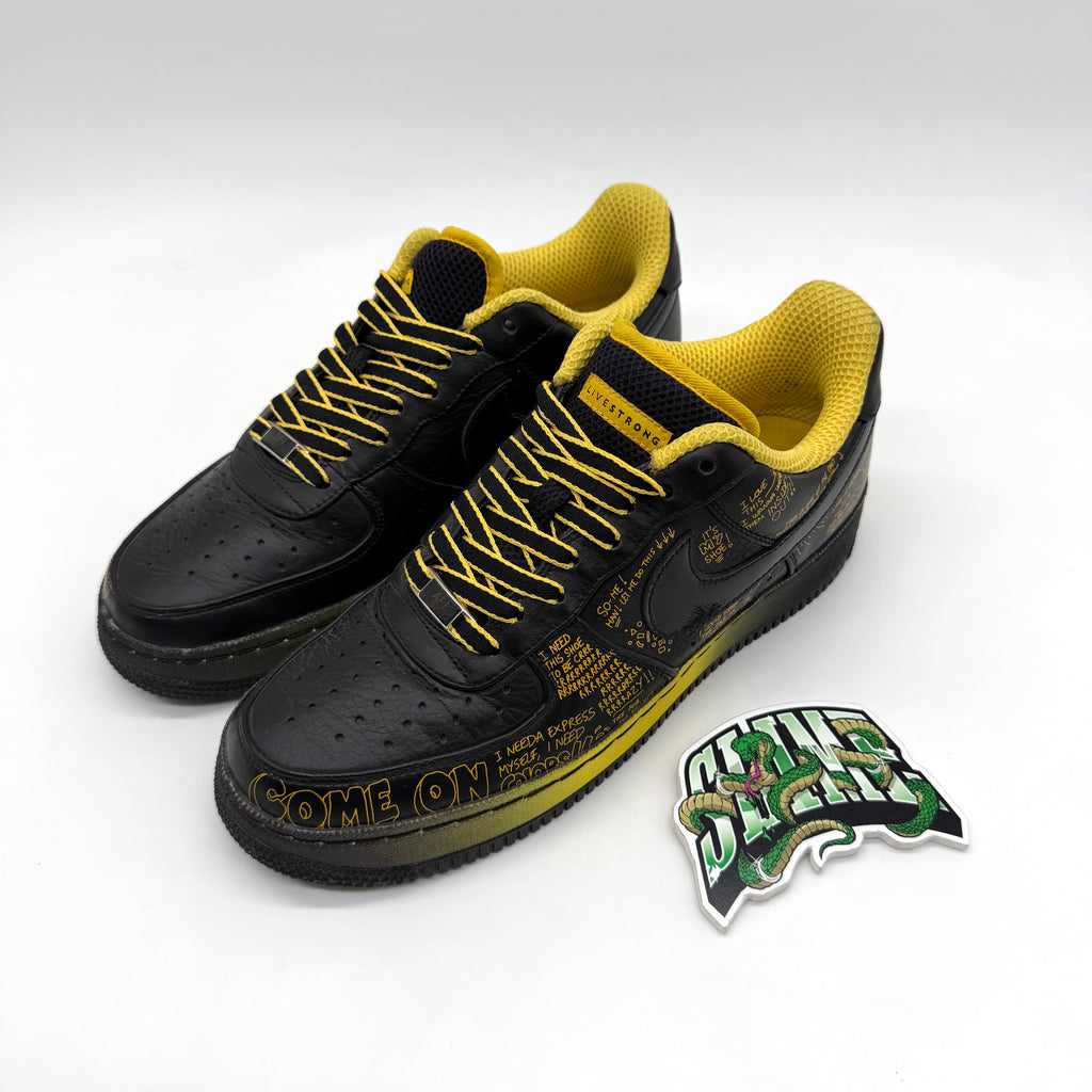 NIKE AIR FORCE 1 X SUPREME LIVESTRONG BUSY-P 2009