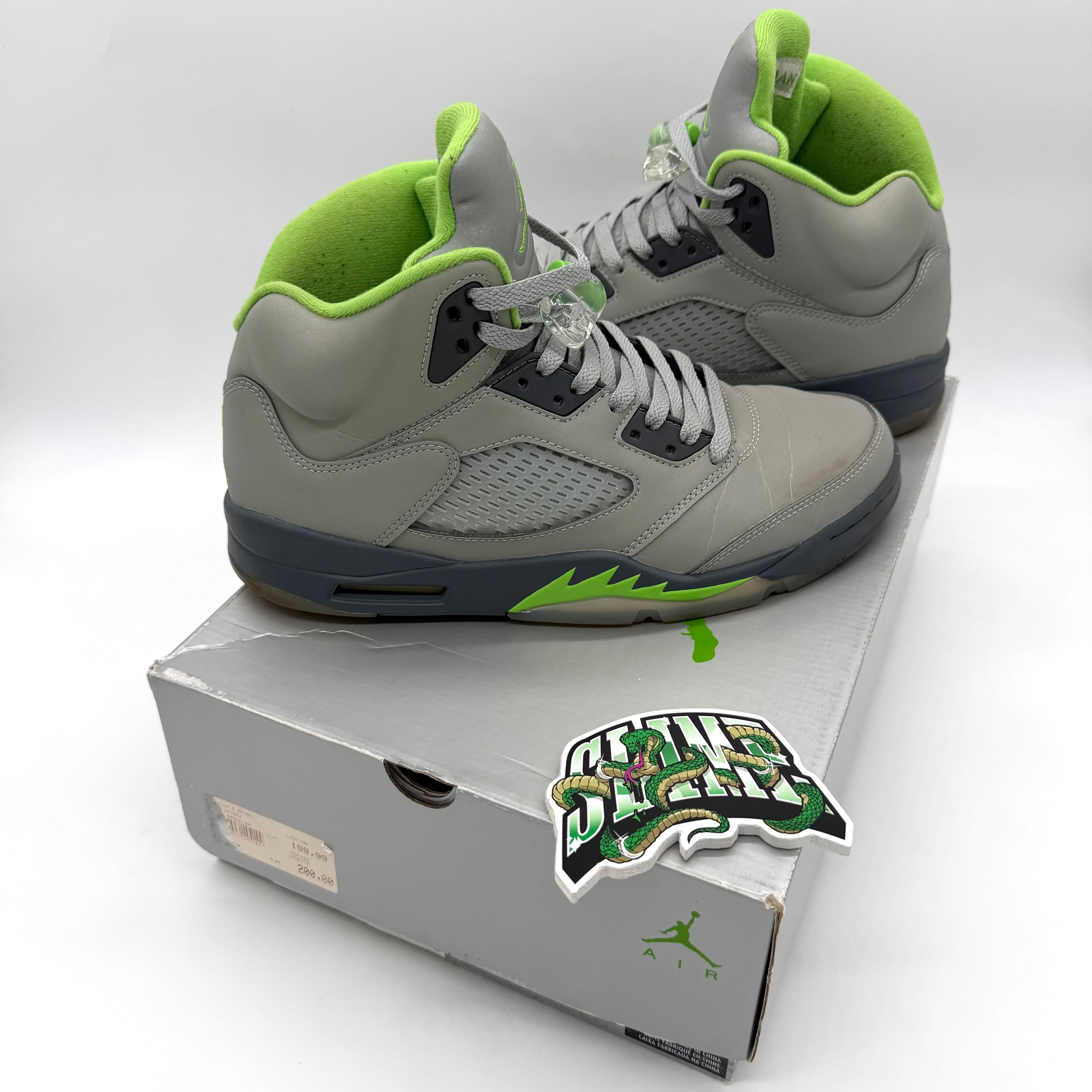 JORDAN 5 GREEN BEAM 2022
