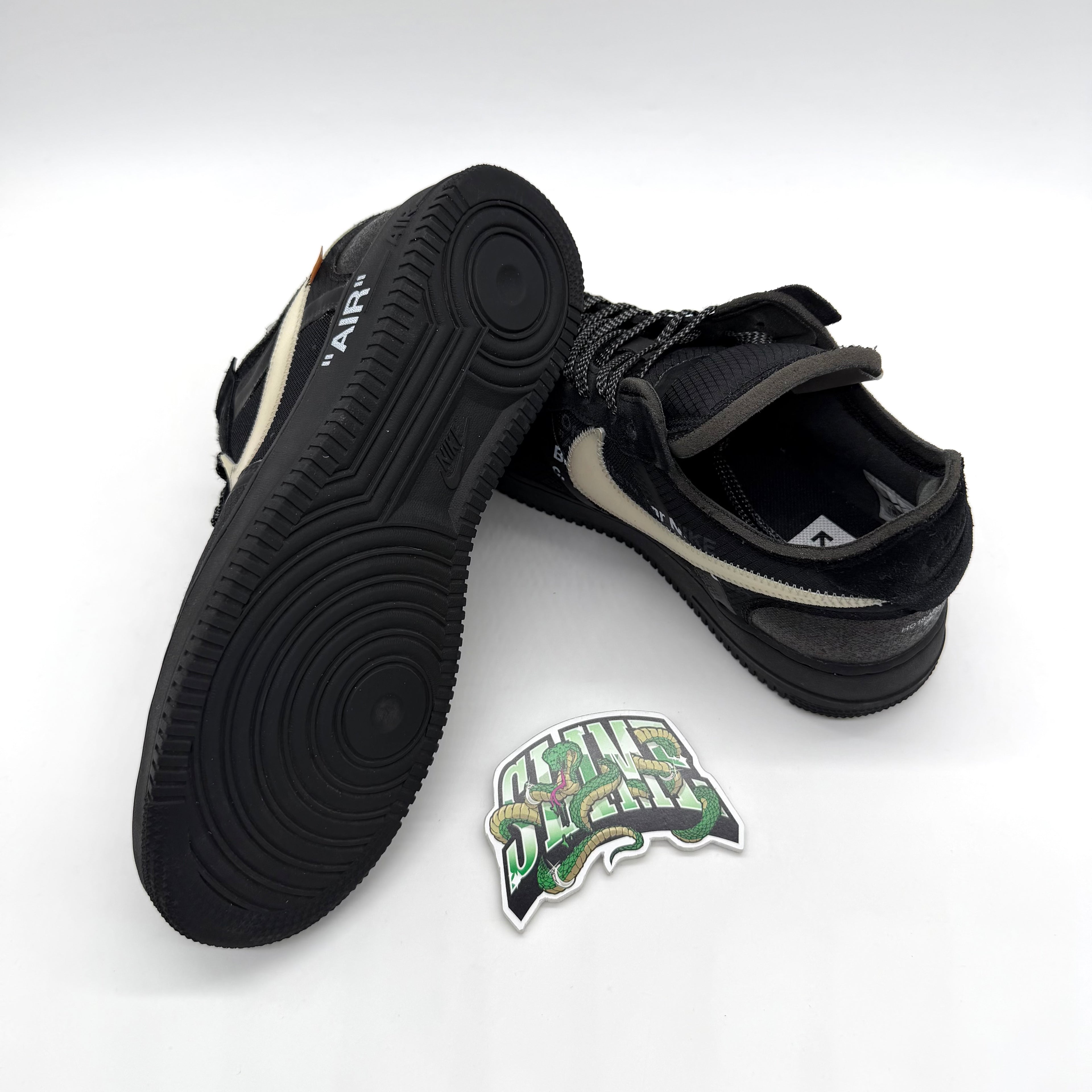 NIKE AIR FORCE 1 LOW X OFF-WHITE BLACK MESH 2018