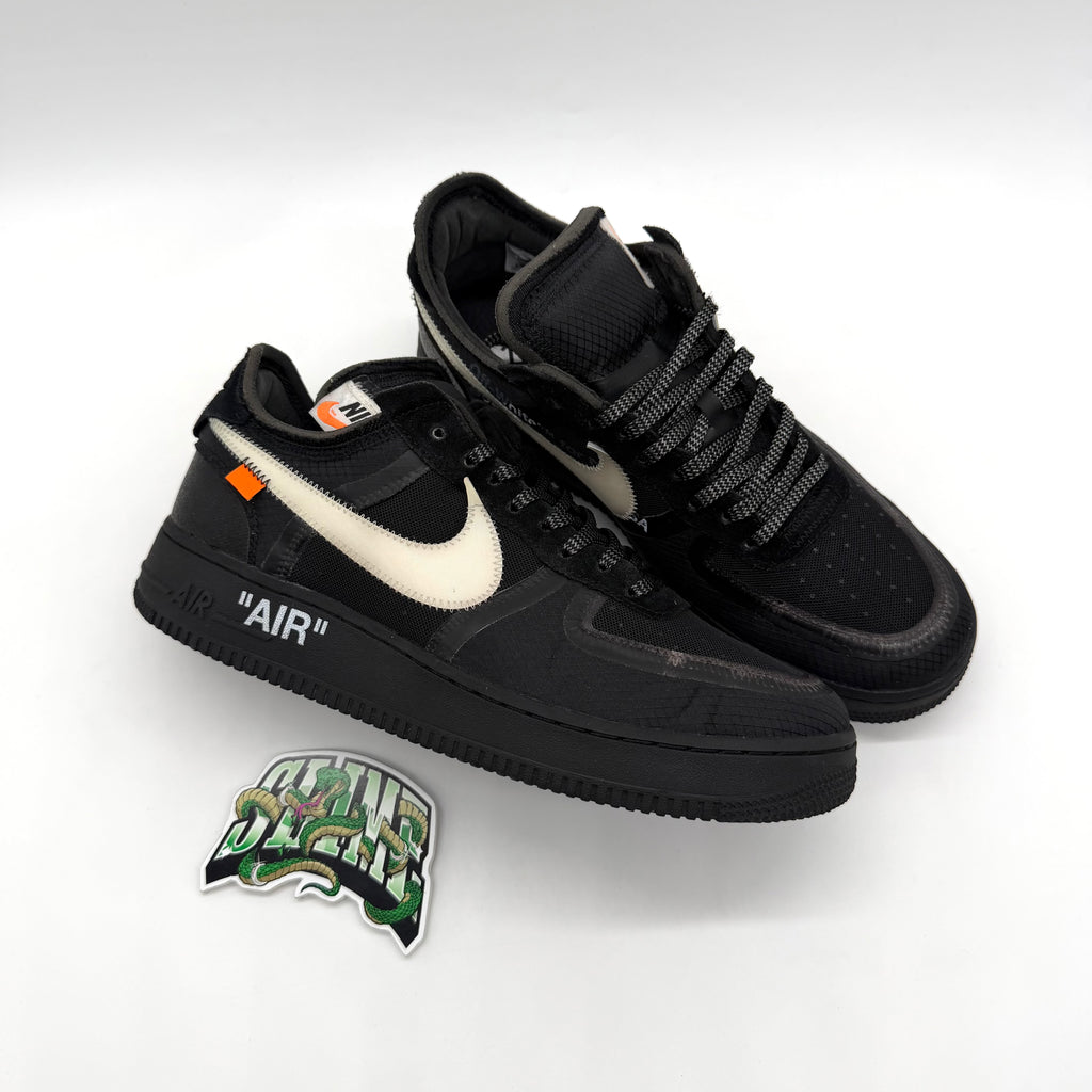 NIKE AIR FORCE 1 LOW X OFF-WHITE BLACK MESH 2018