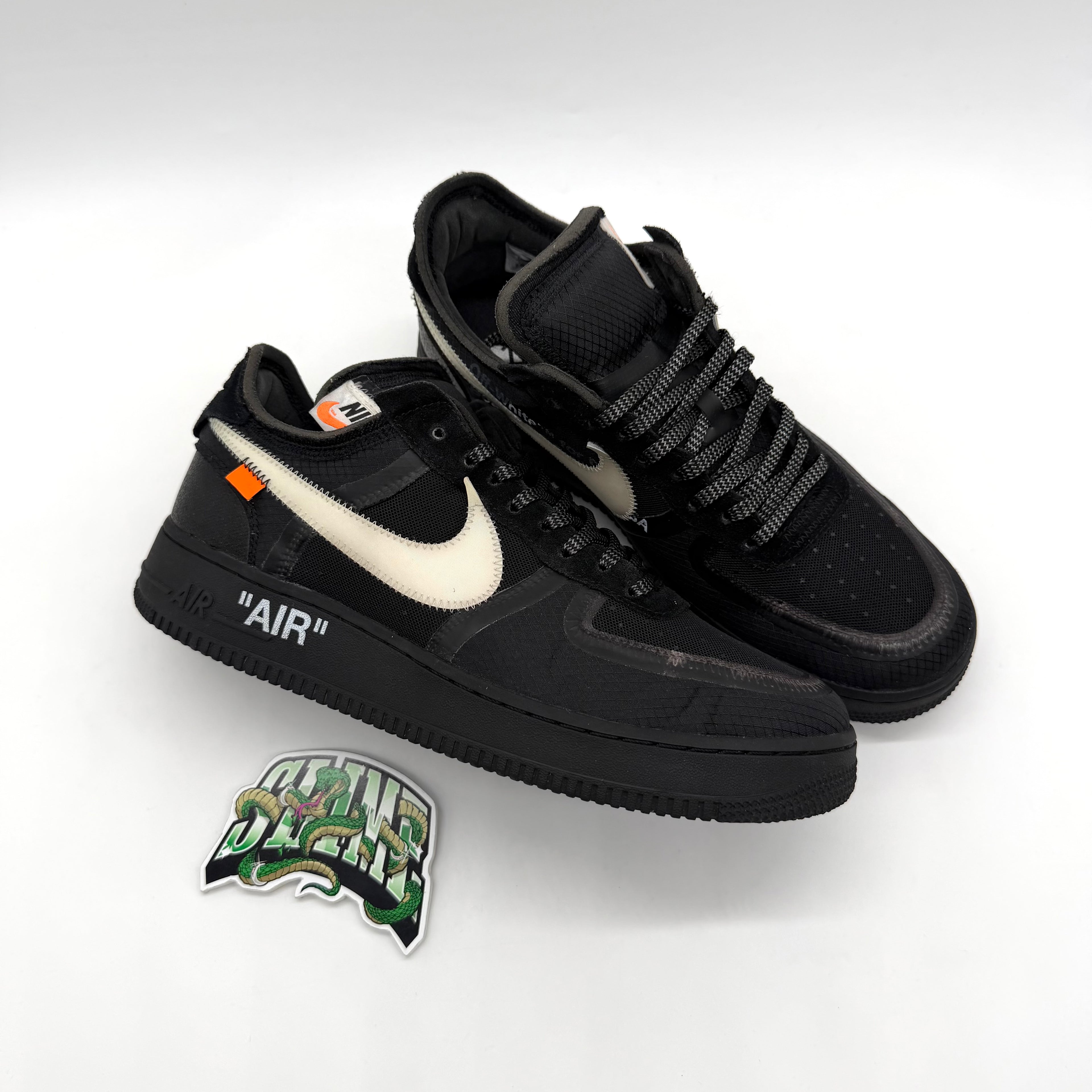 NIKE AIR FORCE 1 LOW X OFF-WHITE BLACK MESH 2018