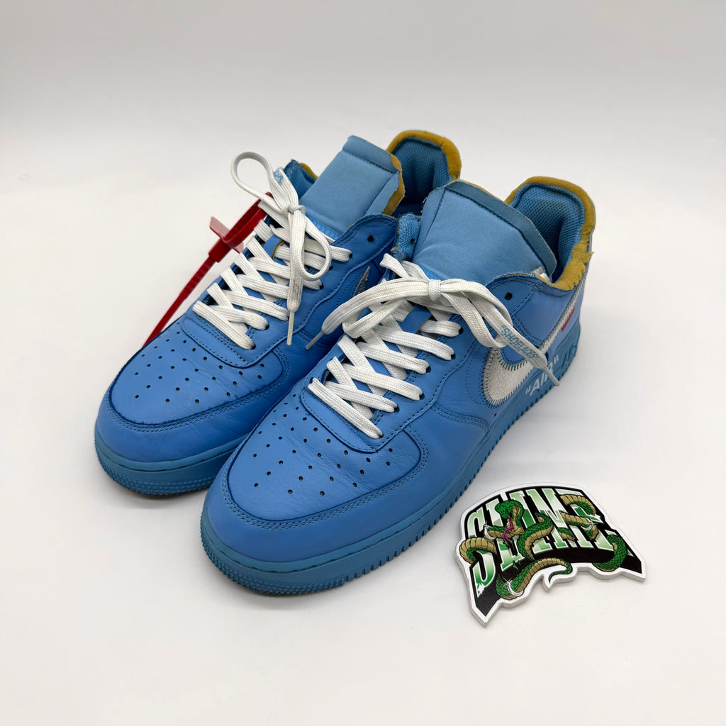 NIKE AIR FORCE 1 X OFF-WHITE UNIVERSITY BLUE MCA 2019