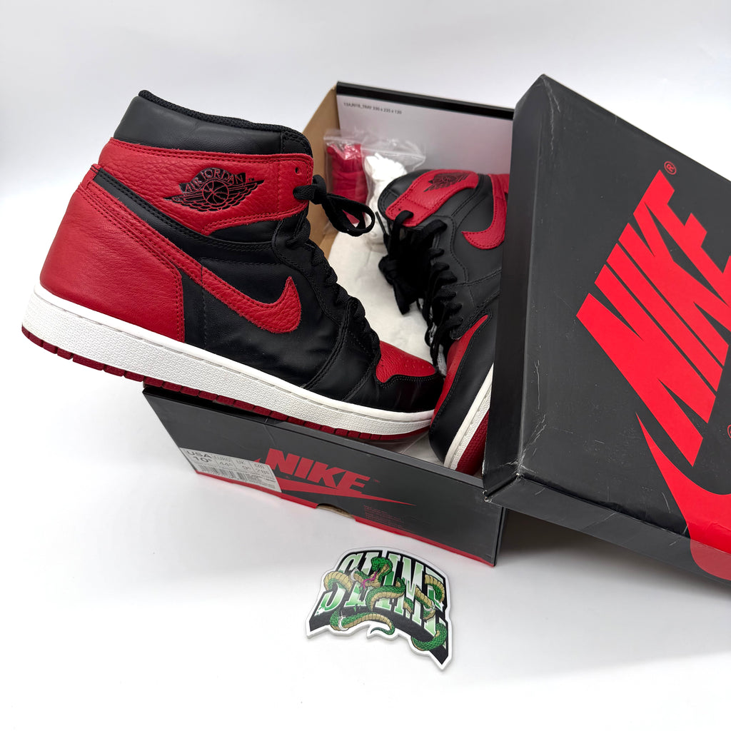 JORDAN 1 HIGH RETRO "BRED BANNED" (2016)