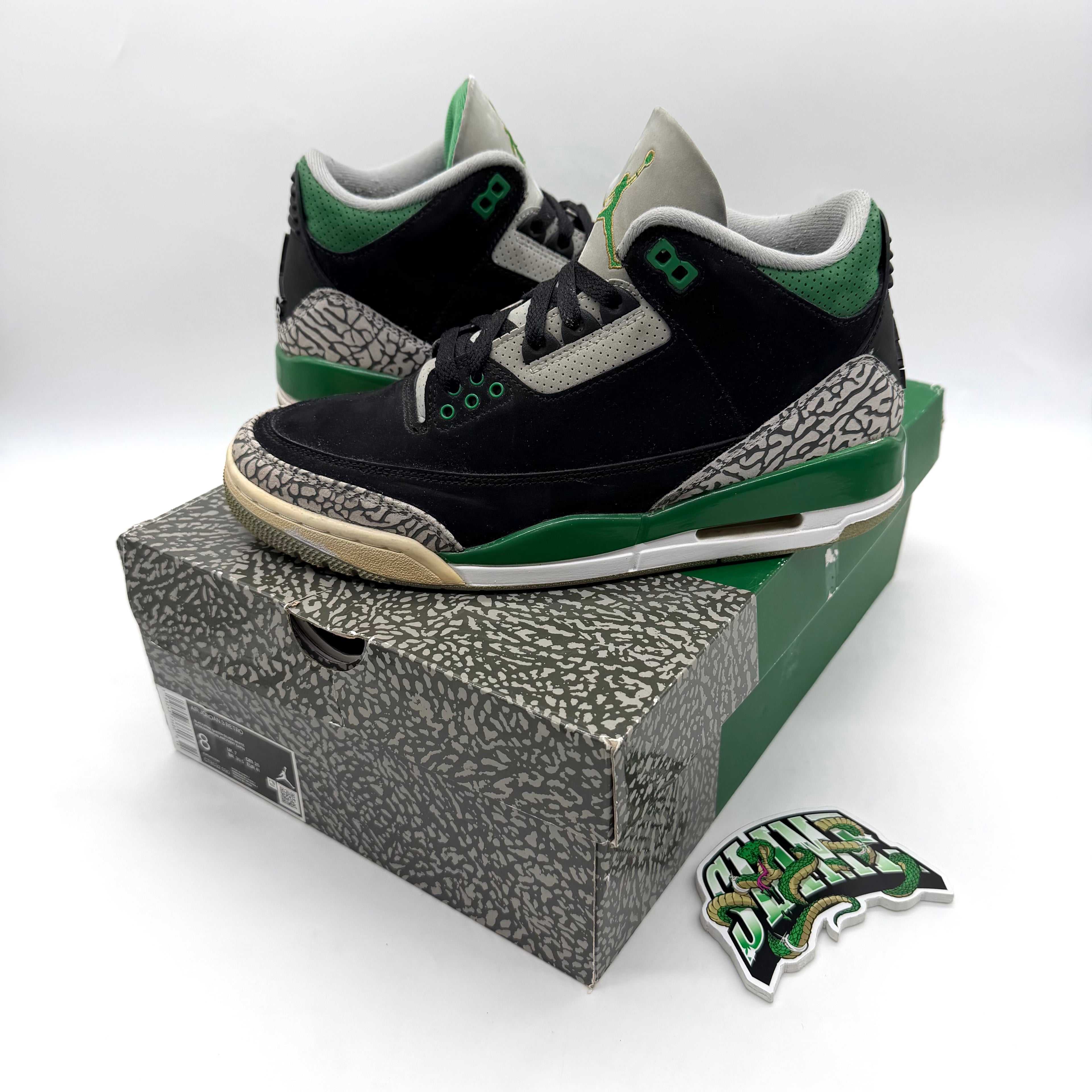 JORDAN 3 "PINE GREEN"