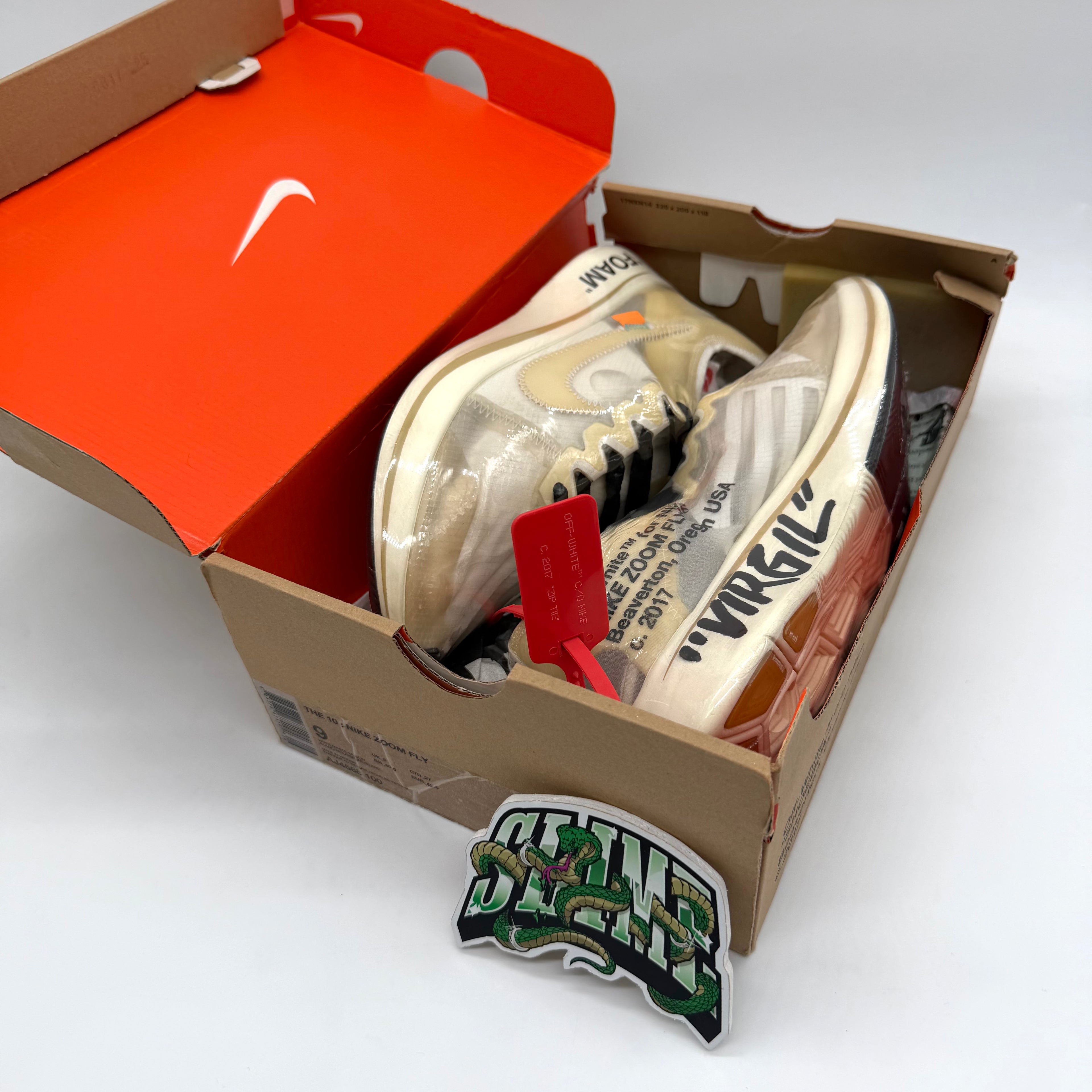 NIKE ZOOM FLY X OFF-WHITE OG SIGNED BY VIRGIL ABLOH 2017