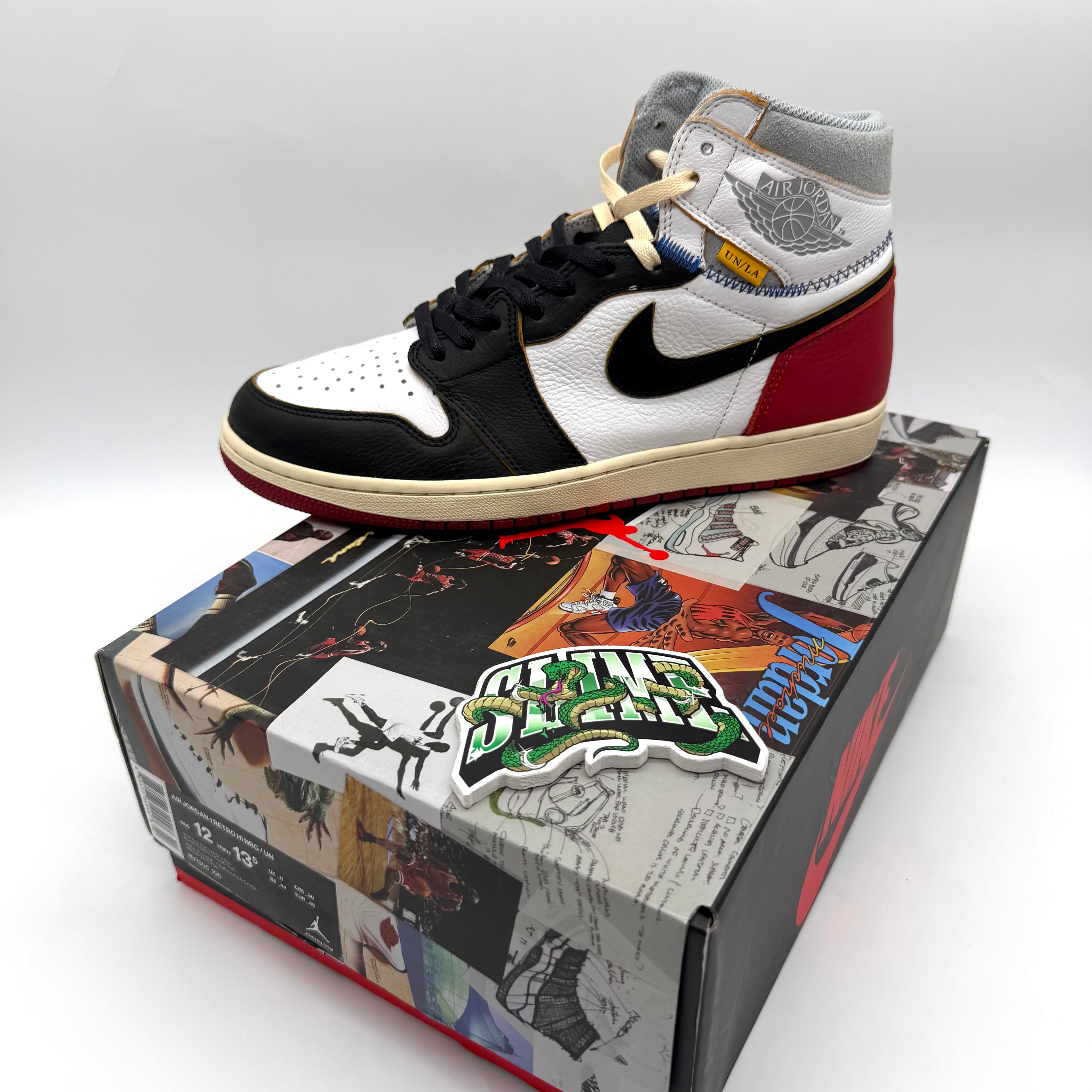 JORDAN 1 RETRO HIGH UNION LOS ANGELES BLACK TOE 2018
