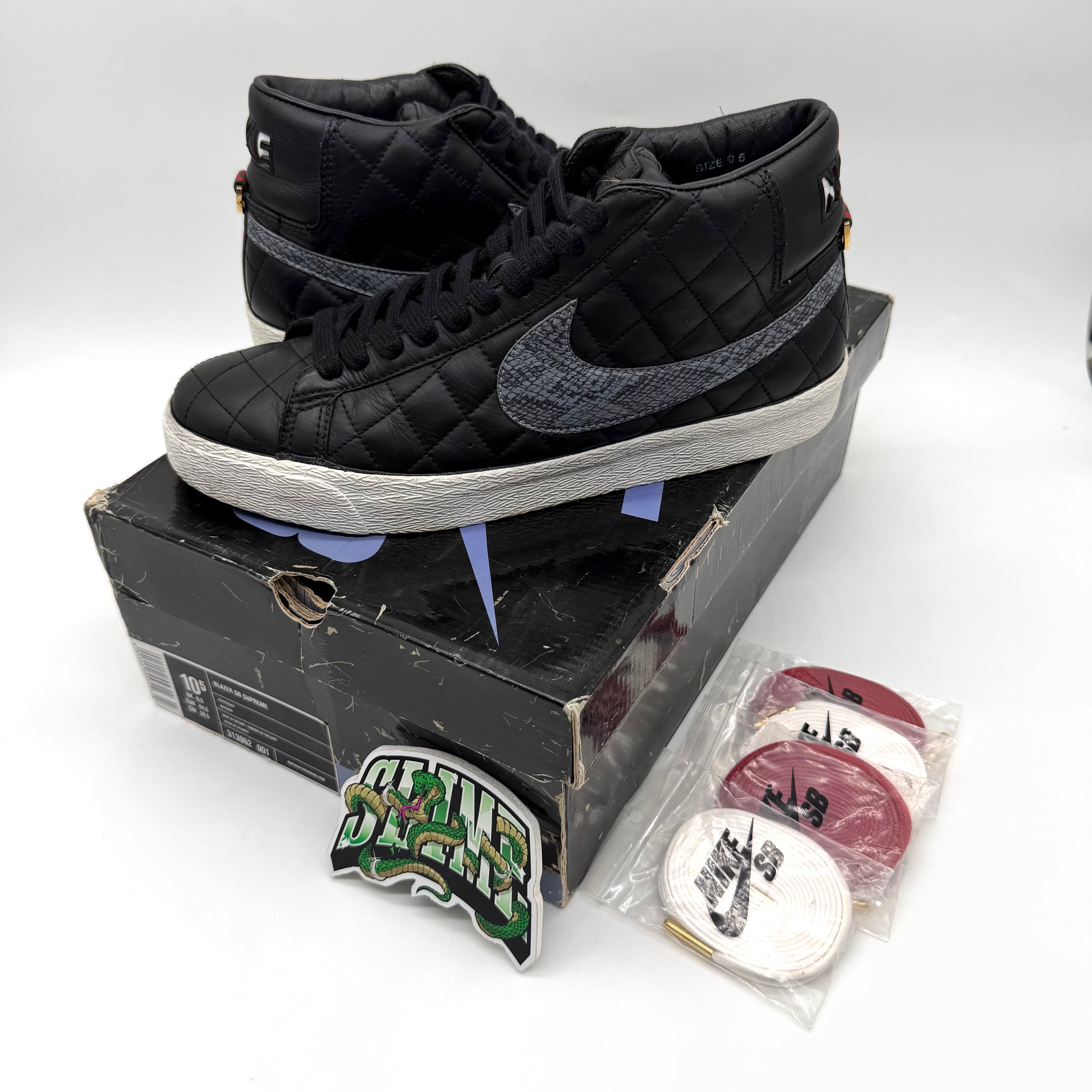 NIKE SB BLAZER SUPREME BLACK 2006