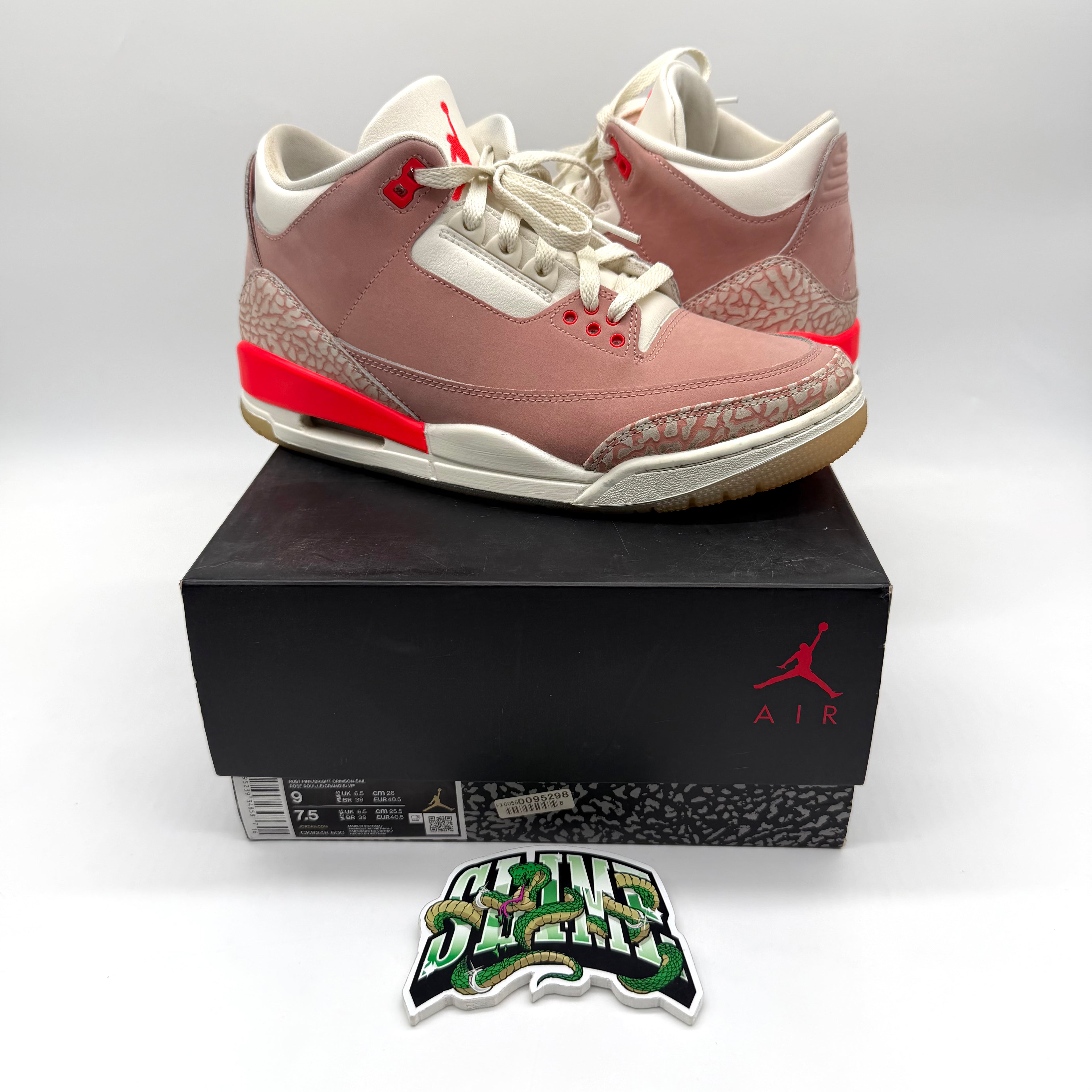 JORDAN 3 RUST PINK 2021