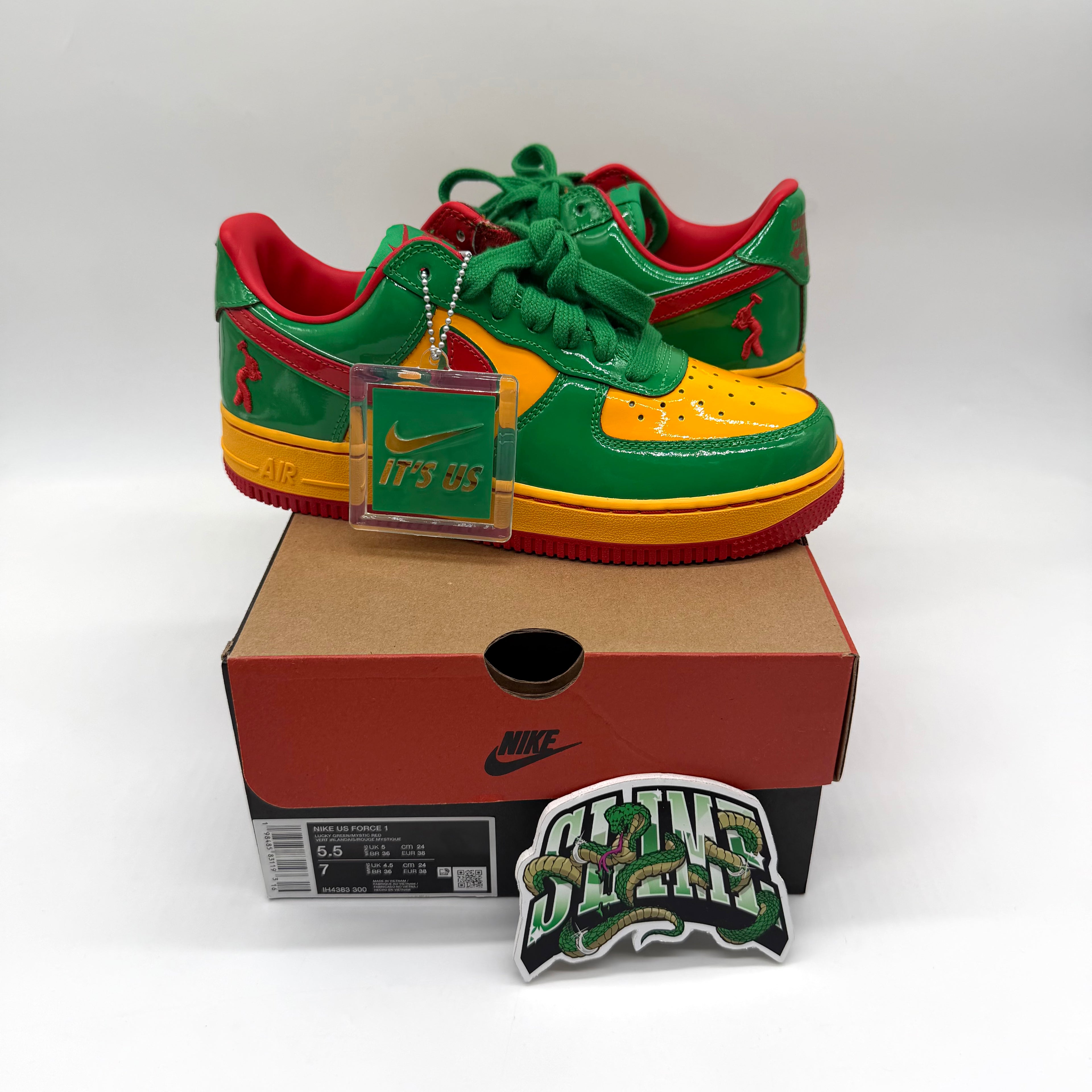 NIKE AIR FORCE 1 X CONCRETE BOYS LUCKY GREEN 2024
