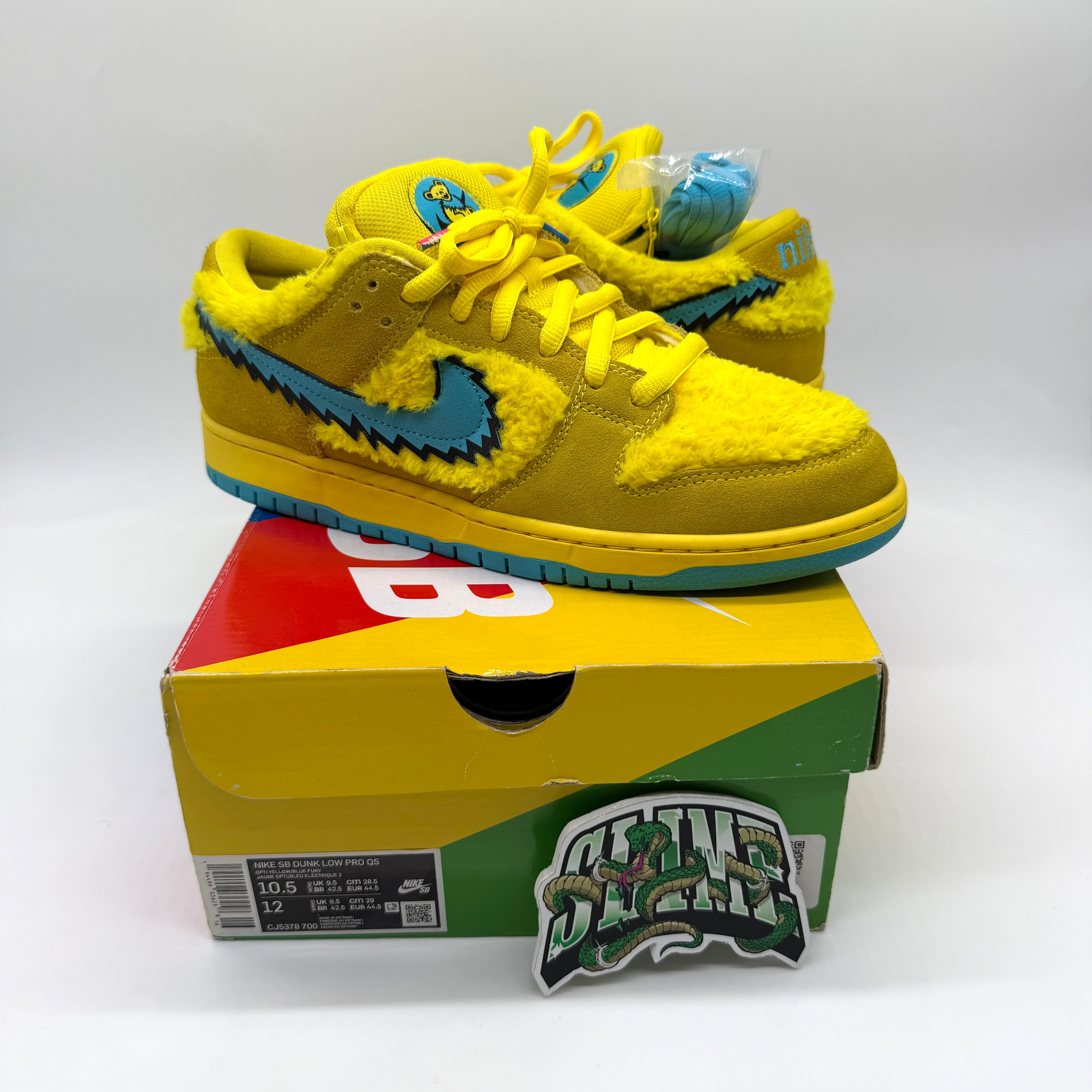 NIKE DUNK SB GRATEFUL DEAD YELLOW 2020
