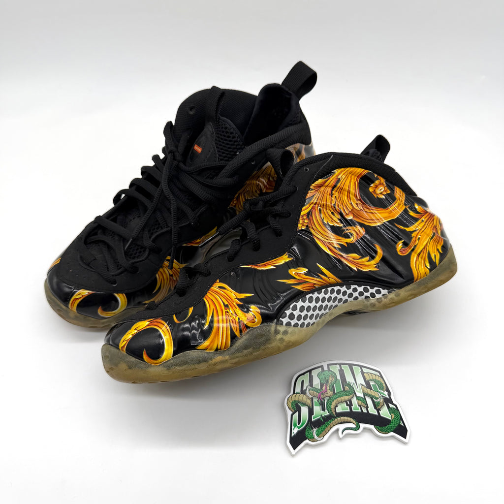 NIKE AIR FOAMPOSITE ONE X SUPREME BLACK 2014