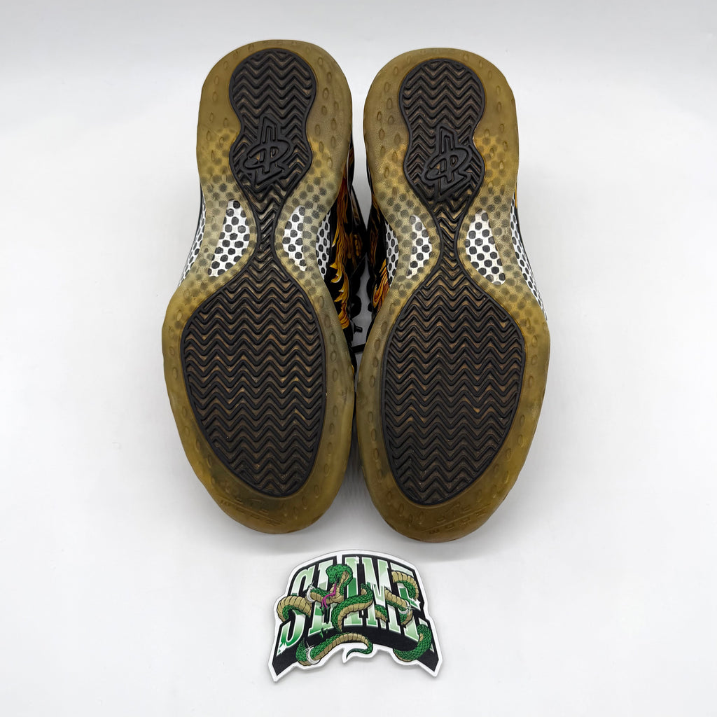 NIKE AIR FOAMPOSITE ONE X SUPREME BLACK 2014