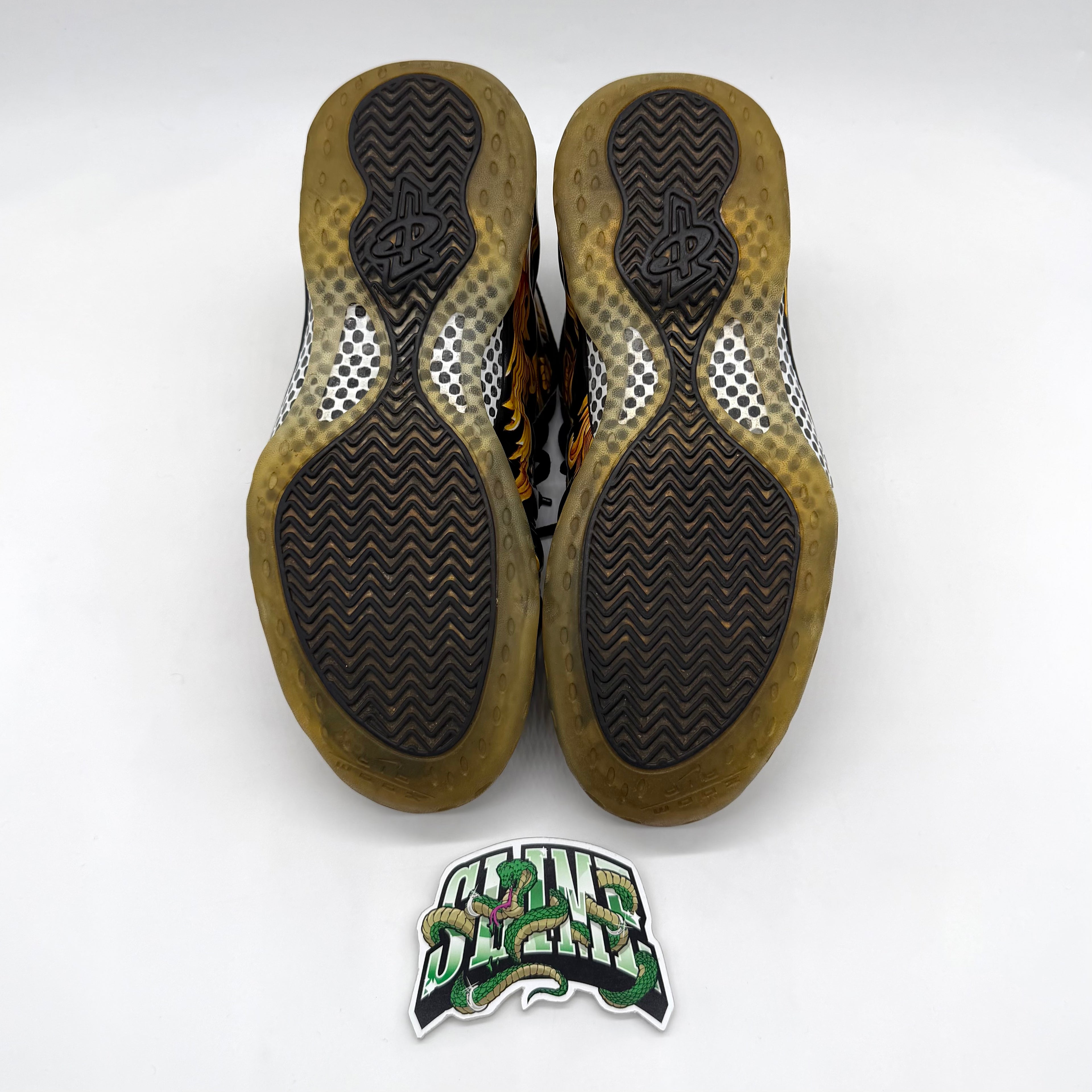 NIKE AIR FOAMPOSITE ONE X SUPREME BLACK 2014