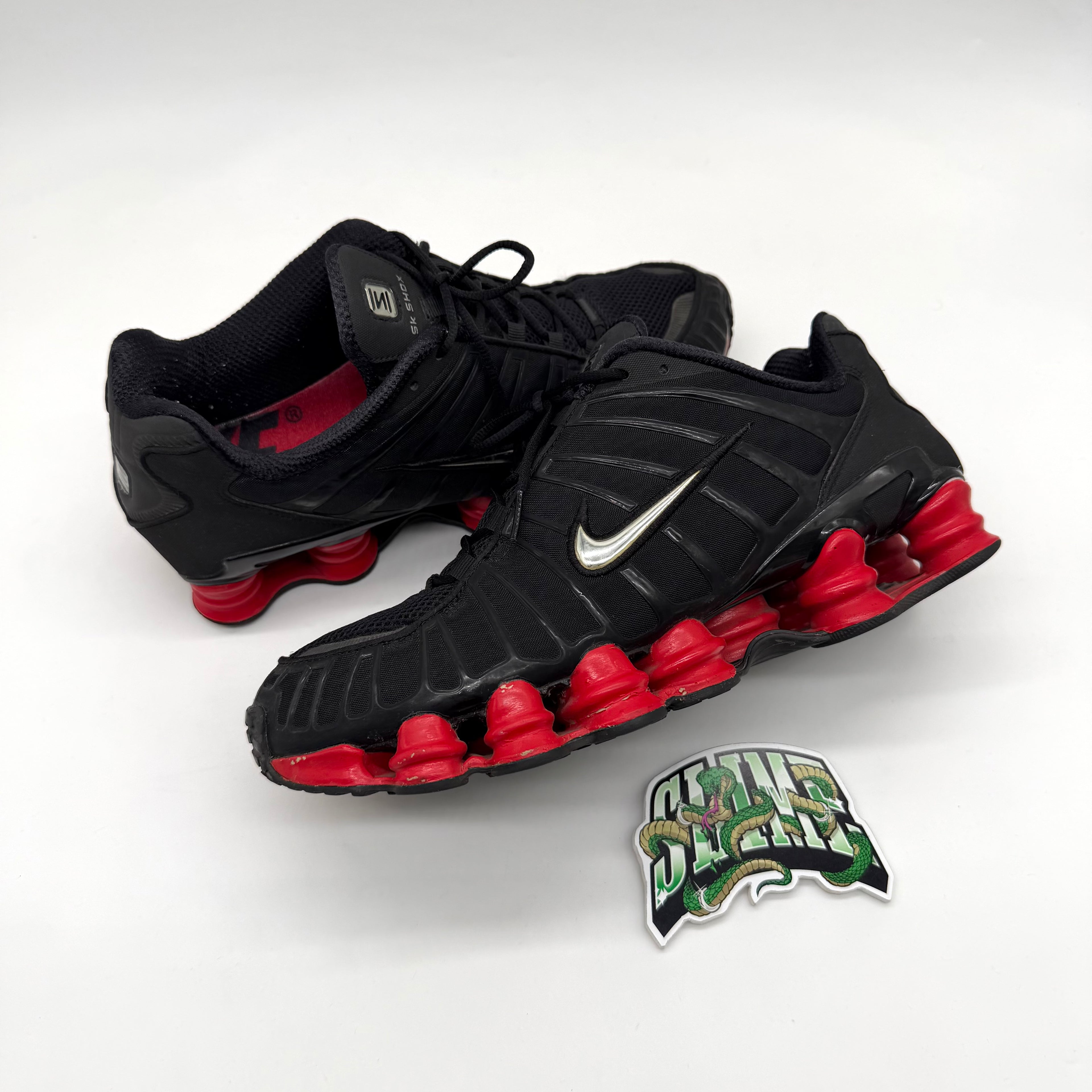 NIKE SHOX TL SKEPTA BLOODY CHROME 2019
