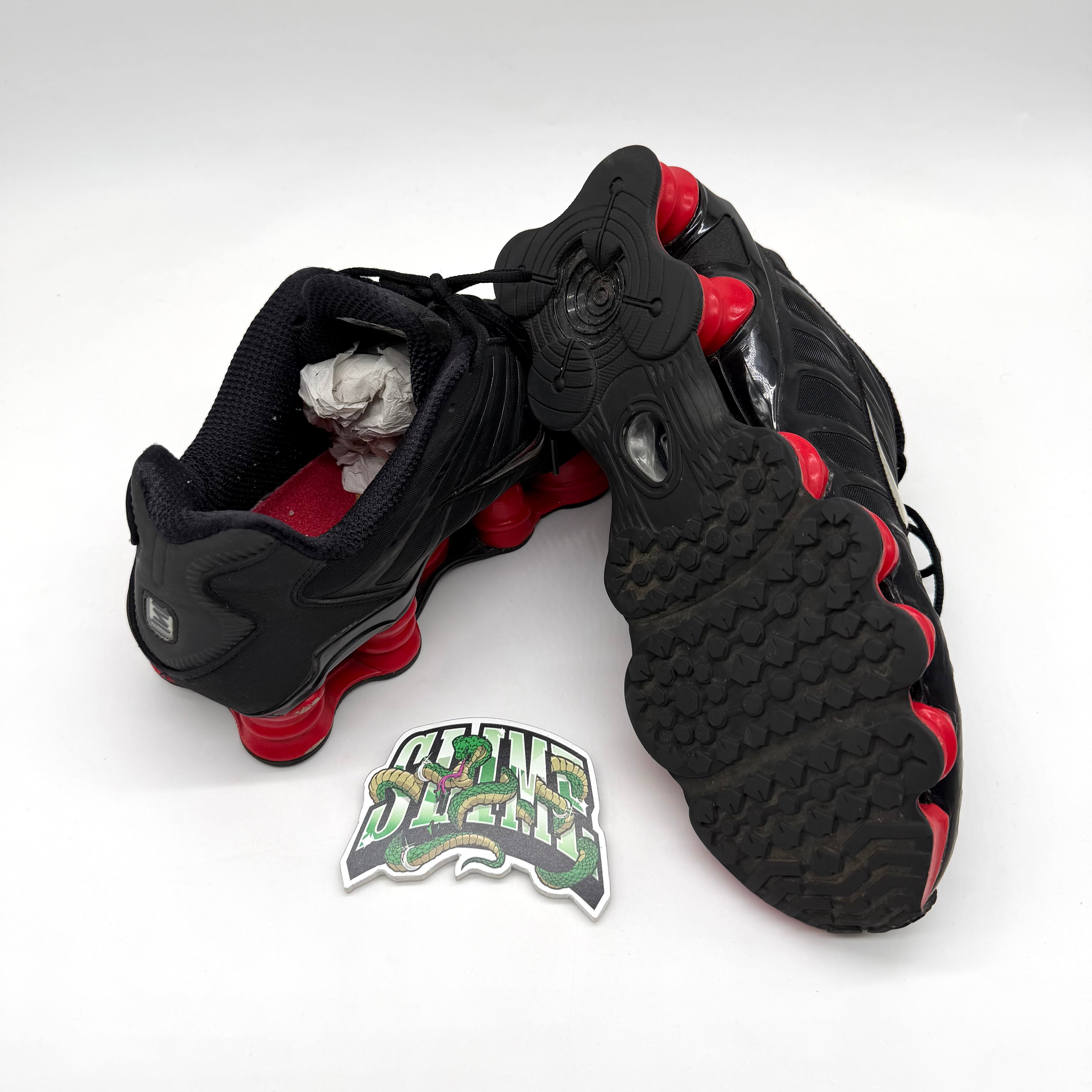 NIKE SHOX TL SKEPTA BLOODY CHROME 2019